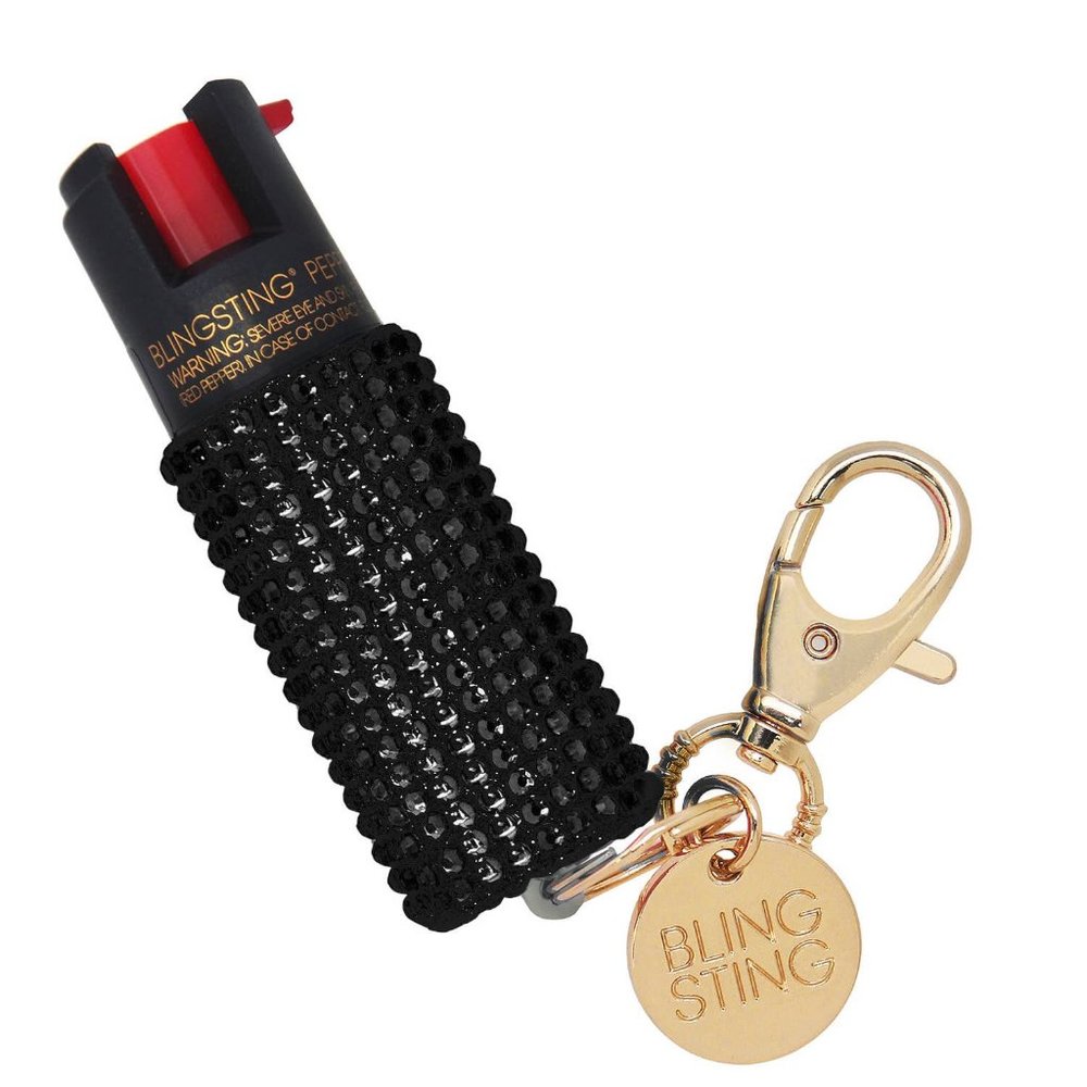 BLINGSTING Pepper Spray Maximum OC Strength Self Defense Spays for Women, 12 ft